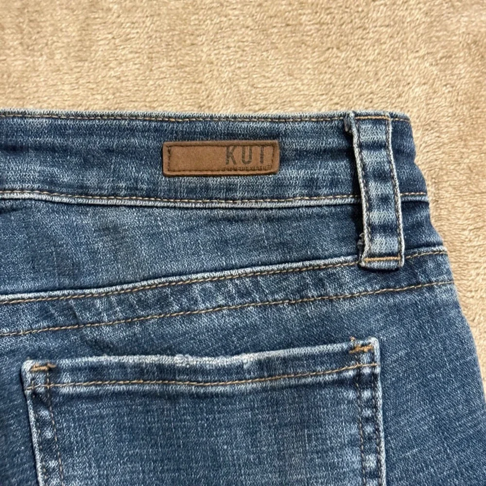 KUT from the Kloth Womens Straight Leg Jeans Blue Medium Wash Size 4L